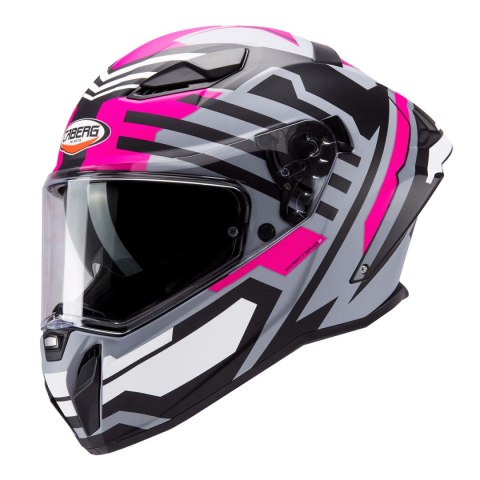 CABERG KASK INTEGRALNY Z BLENDĄ DRIFT EVO II HORIZON MAT FUKSJA INTENSYWNY ODCIEŃ ROZEGO M