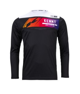 KENNY RACING KOSZULKA ROWEROWA MTB MODEL ELITE BLACK BLACK/WHITE/BLUE M
