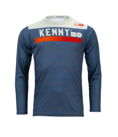 KENNY RACING KOSZULKA ROWEROWA MTB MODEL ELITE CAMO BLUE BLUE/WHITE S