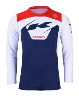 KENNY RACING KOSZULKA ROWEROWA MTB MODEL ELITE NAVY BLUE/WHITE/RED XL