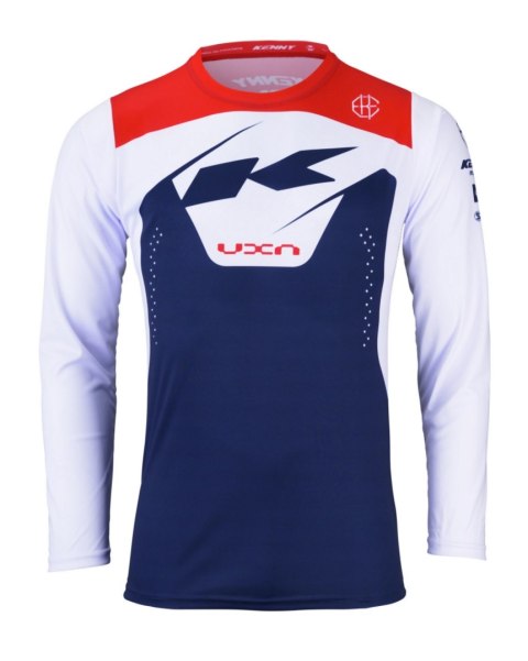 KENNY RACING KOSZULKA ROWEROWA MTB MODEL ELITE NAVY BLUE/WHITE/RED XL