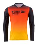KENNY RACING KOSZULKA CROSS/ENDURO PERFORMANCE WAVE RED RED/BLACK/ŻÓŁTY XL