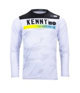 KENNY RACING KOSZULKA ROWEROWA MTB MODEL ELITE CAMO WHITE WHITE/BLACK S