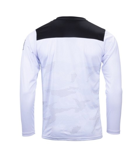KENNY RACING KOSZULKA ROWEROWA MTB MODEL ELITE CAMO WHITE WHITE/BLACK S KENNY RACING KOSZULKA ROWEROWA MTB MODEL ELITE CAMO WHITE WHITE/BLACK S