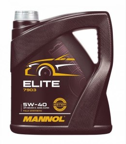 MANNOL OLEJ SILNIK 4T ELITE 5W40 4L API SN/CH-4, JASO MA2 SEMISYNTETYK