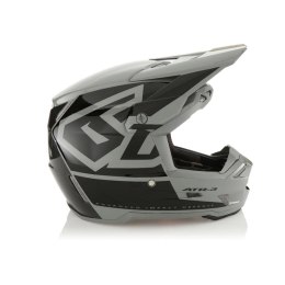 6D HELMETS KASK CROSS/ENDURO ATR-3 HEX GLOSS BLACK BLACK/GREY L 58 -59 CM