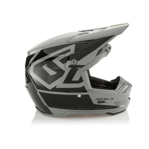 6D HELMETS KASK CROSS/ENDURO ATR-3 HEX GLOSS BLACK BLACK/GREY L 58 -59 CM