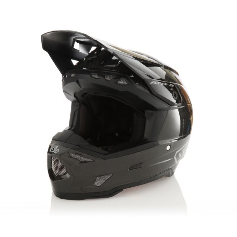 6D HELMETS KASK CROSS/ENDURO ATR-3 SOLID GLOSS BLACK/GREY L 58 -59 CM 6D HELMETS KASK CROSS/ENDURO ATR-3 SOLID GLOSS BLACK/GREY L 58 -59 CM