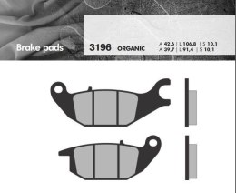 BRENTA KLOCKI HAMULCOWE KH343 MONKEY 125 19-, CBR 04-10, XL V VARADERO 01-11, YZF 150 14-, TRICITY 14