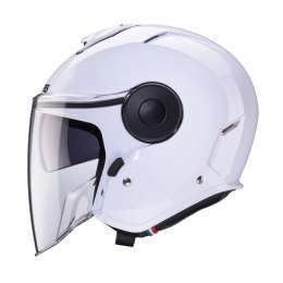 CABERG KASK OTWARTY JET Z BLENDĄ MODEL SOHO SOLID WHITE POŁYSK M