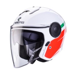 CABERG KASK OTWARTY JET Z BLENDĄ MODEL SOHO ZEPHYR WHITE/GREEN/RED M