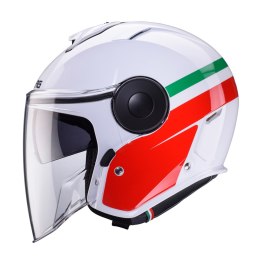 CABERG KASK OTWARTY JET Z BLENDĄ MODEL SOHO ZEPHYR WHITE/GREEN/RED S