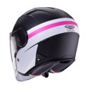 CABERG KASK OTWARTY JET Z BLENDĄ SOHO ZEPHYR MAT FUKSJA INTENSYWNY ODCIEŃ ROZEGO M