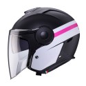 CABERG KASK OTWARTY JET Z BLENDĄ SOHO ZEPHYR MAT FUKSJA INTENSYWNY ODCIEŃ ROZEGO XS