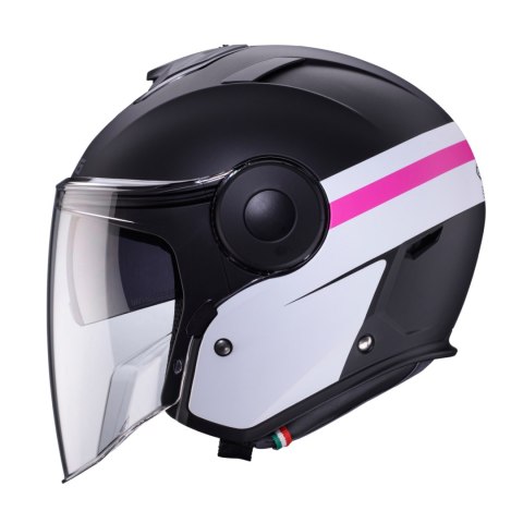CABERG KASK OTWARTY JET Z BLENDĄ SOHO ZEPHYR MAT FUKSJA INTENSYWNY ODCIEŃ ROZEGO XS CABERG KASK OTWARTY JET Z BLENDĄ SOHO ZEPHYR MAT FUKSJA INTENSYWNY ODCIEŃ ROZEGO XS