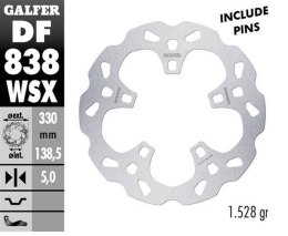 GALFER TARCZA HAMULCOWA PRZÓD HARLEY-DAVIDSON 330X138X5