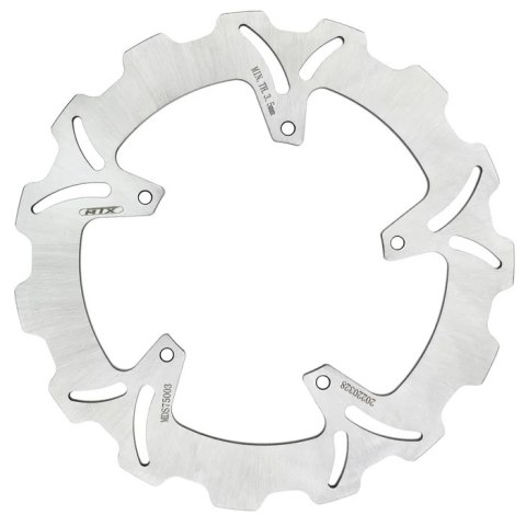 MTX PARTS TARCZA HAMULCOWA PRZÓD TYŁ PIAGGIO BEVERLY 200 500 02-06, 250 04-07, E3 125 01-10 260X125X4 5X6, 25 WAVE