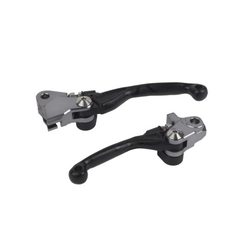 POLISPORT ZESTAW DŹWIGNIA SPRZĘGŁA I HAMULCA KAWASAKI KX 450 24-25 BLACK