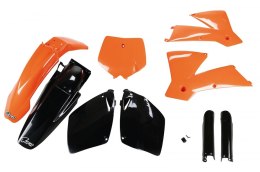 UFO KPL PLASTIKÓW FULL KIT KTM SX-SXF 01- 02 KOLOR POMARAŃCZOWY/CZARNY KT501