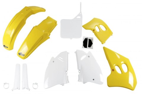 UFO KPL PLASTIKÓW FULL KIT SUZUKI RM 125 94- 95, 250 95 KOLOR ZÓŁTY/BI