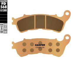 GALFER KLOCKI HAMULCOWE KH388 SPIEK METALICZNY SCOOTER FES S-WINGS 125 150 07-11