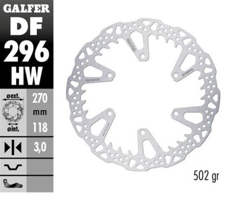 GALFER TARCZA HAMULCOWA PRZÓD YZ 125 22-24 250 250F 21-24 450F 20-24 WR 17-24