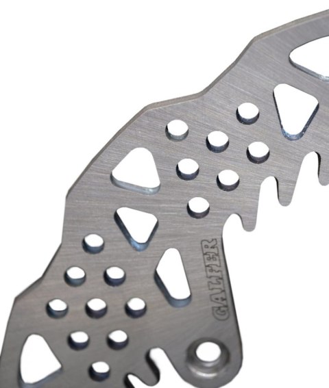 GALFER TARCZA HAMULCOWA TYŁ SHERCO SE 125 21-24 250SE SEF 14-24 300SE 450SEF 15-24 220X112X5MM SHARK ENDU