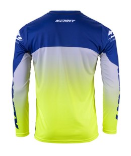 KENNY RACING KOSZULKA CROSS/ENDURO TRACK FOCUS NAVY BLUE/GREY/ŻÓŁTY XXXL