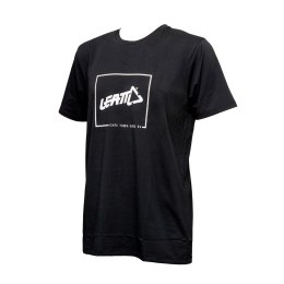 LEATT KOSZULKA T-SHIRT BLACK/WHITE KOLOR CZARNY/BIAŁY ROZMIAR M LIMITOWANA