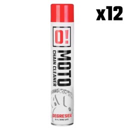 OMOTO ZESTAW 12 SZTUK SPRAY ZMYWACZ DO MYCIA ŁAŃCUCHA 750ML O! CHAIN CLEANER OLE-007 PAKIET