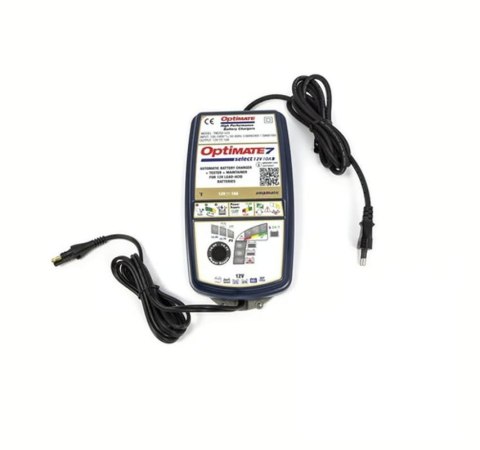 OPTIMATE ŁADOWARKA AKUMULATORÓW 7 SELECT 12V 10A, 3-240AH, AGM GEL STD EFB DEEP CYCLE, SAE EL