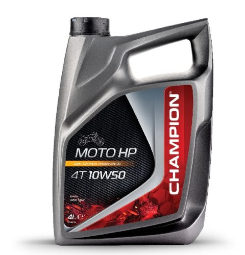 CHAMPION OLEJ SILNIKOWY MOTO HP 4T 10W50 4L MA2 PÓŁSYNTYCZNY AKC