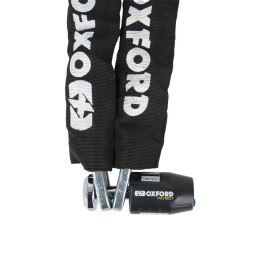 OXFORD ŁAŃCUCH DO MOTOCYKLA CHAIN LOCK DŁUGOSC 1.2 METRA Z ZAPIĘCIEM PATRIOT TRZPIEŃ-14 MM ŚREDN. OCZKA 12