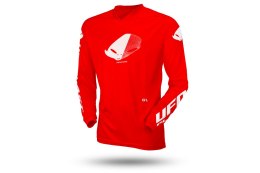 UFO 2024/09 KOSZULKA RADIAL DZIECIĘCA / JUNIOR / KID CROSS KOLOR CZERWONY ROZMIAR XS - KOLEKCJA 2025