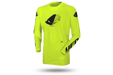 UFO KOSZULKA SLIM RADIAL CROSS KOLOR ŻÓŁTY FLUO ROZMIAR S