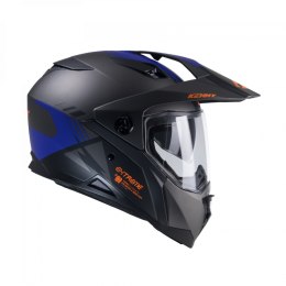 KENNY RACING KASK DUAL ADVENTURE EXTREME GRAPHIC GUNMETAL MATT M 57 -58 CM
