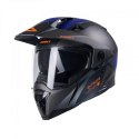 KENNY RACING KASK DUAL ADVENTURE EXTREME GRAPHIC GUNMETAL MATT M 57 -58 CM