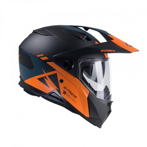 KENNY RACING KASK DUAL ADVENTURE EXTREME GRAPHIC PETROL MATT M 57 -58 CM