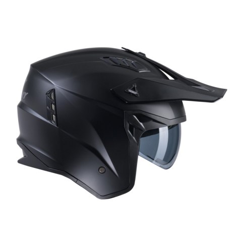 KENNY RACING KASK OTWARTY JET MILES SOLID MATT BLACK BLACK M 57 -58 CM