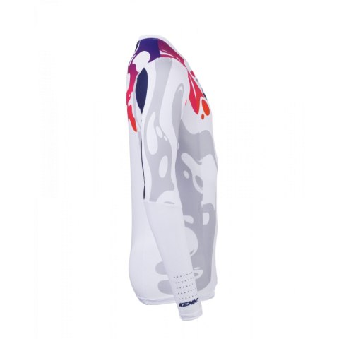KENNY RACING KOSZULKA CROSS/ENDURO PERFORMANCE FLUID WHITE/GREY/RED/BLUE L KENNY RACING KOSZULKA CROSS/ENDURO PERFORMANCE FLUID WHITE/GREY/RED/BLUE L