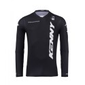 KENNY RACING KOSZULKA CROSS/ENDURO PERFORMANCE SOLID BLACK BLACK/WHITE XL