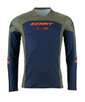 KENNY RACING KOSZULKA CROSS/ENDURO PERFORMANCE SOLID KAKI BLUE/GREEN L