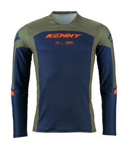 KENNY RACING KOSZULKA CROSS/ENDURO PERFORMANCE SOLID KAKI BLUE/GREEN L