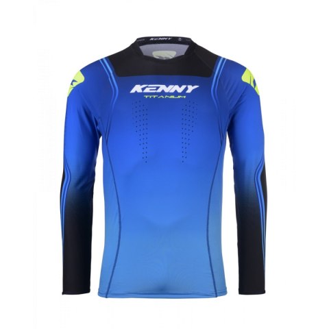 KENNY RACING KOSZULKA CROSS/ENDURO MODEL TITANIUM BLUE BLUE/BLACK XXL