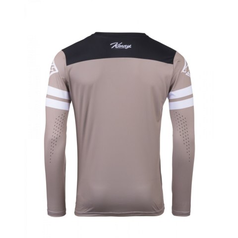 KENNY RACING KOSZULKA CROSS/ENDURO TRACK DIRT DZR BROWN/WHITE/BLACK XXL KENNY RACING KOSZULKA CROSS/ENDURO TRACK DIRT DZR BROWN/WHITE/BLACK XXL