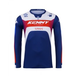 KENNY RACING KOSZULKA CROSS/ENDURO TRACK FOCUS PATRIOT BLUE/WHITE/RED XL