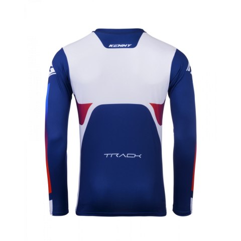 KENNY RACING KOSZULKA CROSS/ENDURO TRACK FOCUS PATRIOT BLUE/WHITE/RED M KENNY RACING KOSZULKA CROSS/ENDURO TRACK FOCUS PATRIOT BLUE/WHITE/RED M