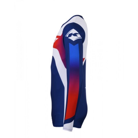KENNY RACING KOSZULKA CROSS/ENDURO TRACK FOCUS PATRIOT BLUE/WHITE/RED M KENNY RACING KOSZULKA CROSS/ENDURO TRACK FOCUS PATRIOT BLUE/WHITE/RED M