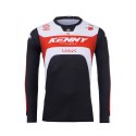 KENNY RACING KOSZULKA CROSS/ENDURO MODEL TRACK FOCUS RED BLACK/WHITE/RED XL