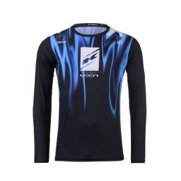 KENNY RACING KOSZULKA CROSS/ENDURO TRACK RAW SMOKE BLACK/BLUE/WHITE XL
